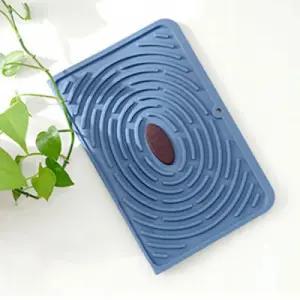 다용도 파스텔블루 실리콘 식기매트 1개