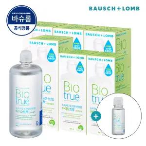 바슈롬 리뉴 바이오트루 500ml x 4개 + 300ml x 2개 바이오트루 60ml 증정 소프트 렌즈 세척액
