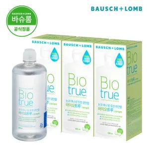바슈롬 바이오트루 500ml x 3개 소프트 렌즈 세척액
