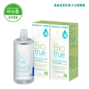 바슈롬 바이오트루 500ml x 2개 소프트 렌즈 세척액