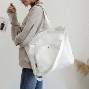 원 포켓 데일리 에코백 캔버스 가방