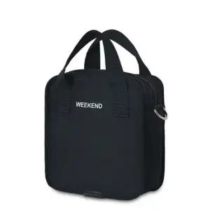 유행 캔버스 쇼퍼백 작은 메신저백 손가방 검정 가방