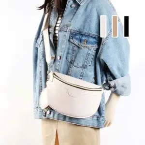 미니 파우치 포함 라운드 숄더백 크로스백 가방