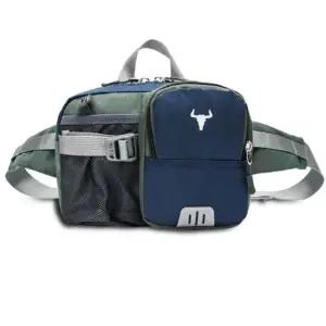 등산용 힙색 물병 메쉬 경량 크로스 가방 네이비 등산용힙색