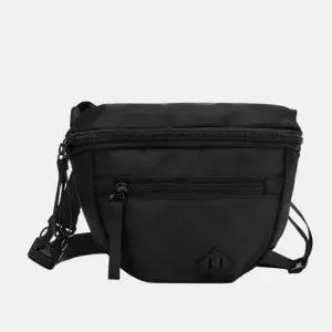 힙색 캐주얼 크로스백 여행 보조 가방 블랙 여성힙색