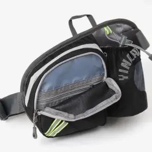 남자모자 물병 포켓 가벼운 등산 힙색 야외 허리 가방 블랙