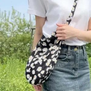 플라워 여자 크로스백 캔버스백 에코백 천가방