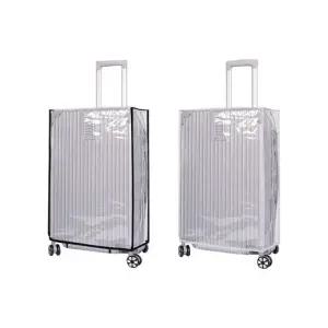 여행 캐리어 보호 투명 커버 케이스 24in
