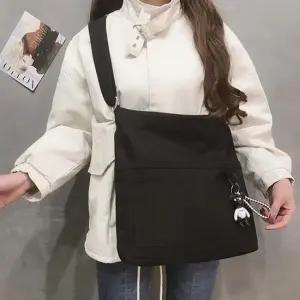 캔버스백 크로스 멀티포켓 토드백 에코 숄더 크로스백