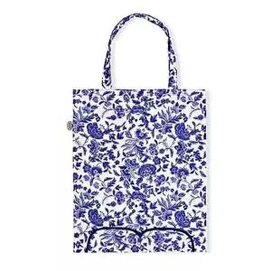 접이식 장바구니 에코백 블루 수납 여행 쇼핑