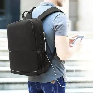 대형노트북백팩 빅사이즈 방진기능 USB충전백팩 USB충전가방 노트북수납가방