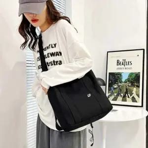 프린팅 패브릭 숄더백 학생 데일리 여성 크로스백