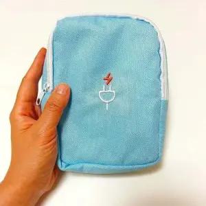 옥스포드 원단 고급 보조배터리 수납 파우치 여행