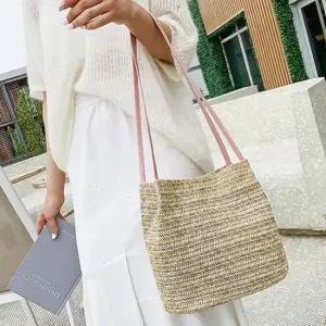 라탄 숄더백 가방 여성 여름 출근룩 데일리