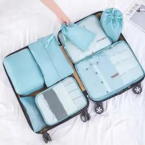 파우치 여행 파우치 세트 캐리어 정리 수납 메쉬 8종