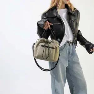 토트백 3컬러 버킷백 복주머니 크로스백 핸디 나일론 크로스백