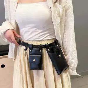 남성가방 미니 웨이스트백 핸드폰케이스 투피스 힙색 크로스백