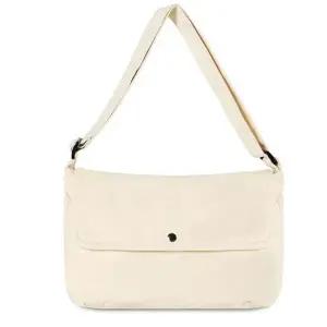 여행용크로스백 캐주얼 캔버스 메신저백 가방 빈티지 가방 아이보리