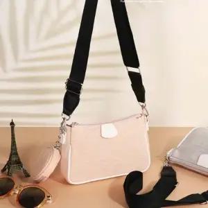 여성미니크로스백 크로스 여성 스트랩 파우치 캔버스 가방 오렌지