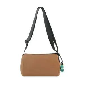 캐주얼 커플 크로스백 크로스 키링 심플 가방 브라운