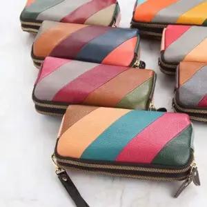 데일리백 W7382 지갑형 가죽미니백 여성숄더백