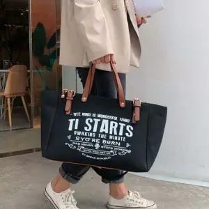 여행용크로스백 데일리 캔버스 숄더 크로스 백 가방 블랙