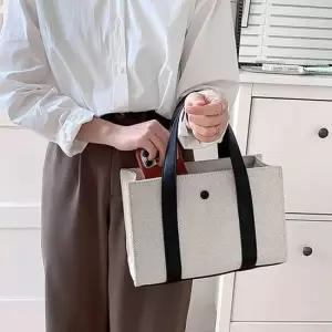 여성토트백 여성토트백 데일리 캔버스백 스퀘어가방 크로스백 핸드백