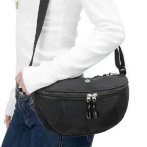 [패션] 여성 캐주얼 데일리 반달 힙색 크로스백 슬링백