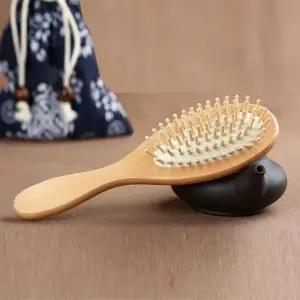휴대용 원목 빗