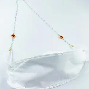 하늘 비즈 마스크 분실방지 스트랩