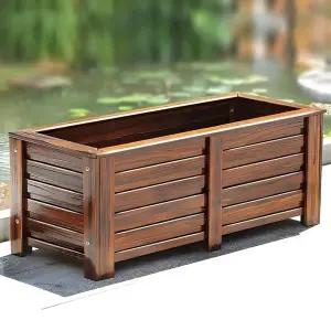 도로 화분 야외 대형 노변 직사각 상자 옥상 분갈이