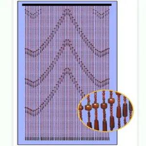 나무구슬커튼 대나무발 중문가림막 주방 블라인드