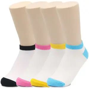 여성 발목양말 흰 색상 칼라 패션 양말 까치발 10켤레