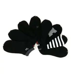 여자 다양한 종류 블랙 계열 발목 양말 5켤레 묶음