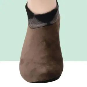 따뜻한 벨벳 발목 보온 덧신 양말