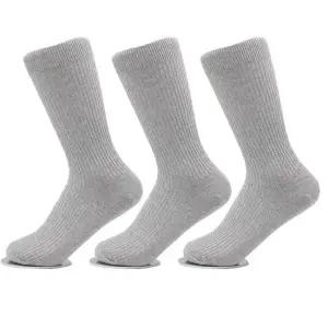 남성 가는 골지 빅사이즈 장목 양말 멜란지 3켤레 280-330mm