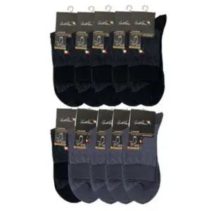 남성 여름 중목 양말 그물패턴 10켤레 세트 클래식