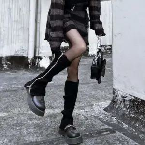 니트 반스타킹 여성 패션 잡화 따뜻한 무릎 긴양말 니트반스타킹