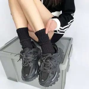 여성용 플레인 골지 중목 양말 4P 데일리