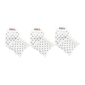 여자양말 발목양말 3켤레 (흰검)