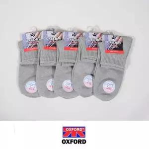 여성 면 무지 여자 단목 양말 5족