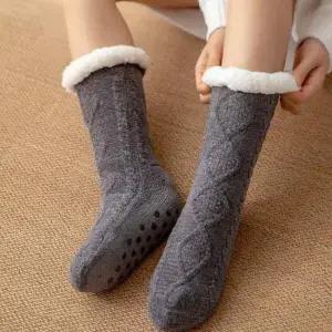 여성 겨울 방한 후리스 롱 수면양말 털양말
