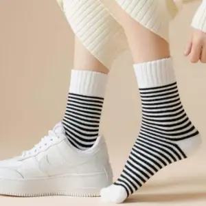 양말세트 줄무늬 겨울 양말 보온 스트라이프 10켤레
