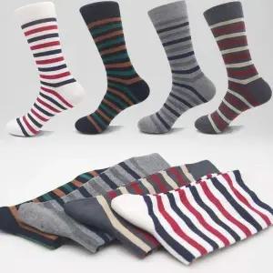 남자 신사양말 정장양말 장목 굵은줄 10켤레