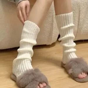 겨울철 베이직 데일리 패션 니트 레그 워머