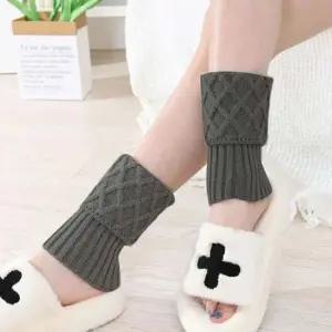 부드러운 도톰 겨울 발목토시 레이어드 하기 좋은 부츠 구두 코디 발목워머