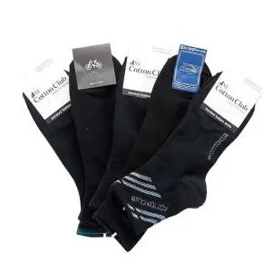 단목양말 남성용 스포츠케쥬얼 중복양말 블랙(10족)