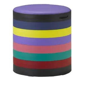 7단수납의자-고정 보라) 수납의자 화장대의자 식탁의자 장난감수납겸용의자