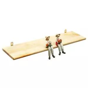 원목 벽걸이 선반 60cm 1P 나무 우드 벽선반 다용도 벽에붙이는선반 원목벽선반 나무선반