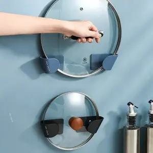 원하는곳에 착 벽부착 뚜껑걸이 주방거치대 냄비뚜껑 뚜껑걸이 냄비뚜껑걸이